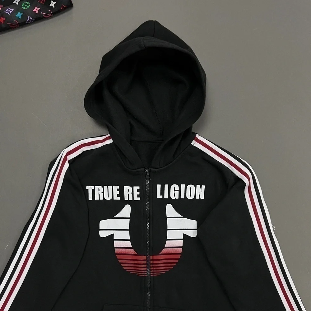 Y2K True Religion Zip Up Hoodie